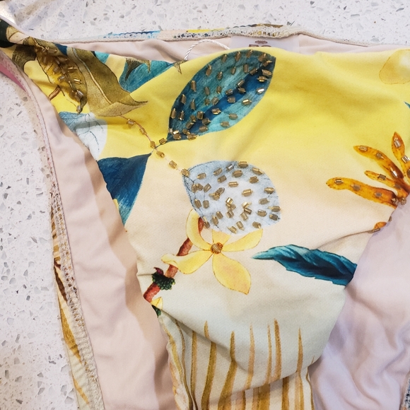 PQ Swim Oasis Embellished Bikini Top D/ Bottom Large - Picture 11 of 14